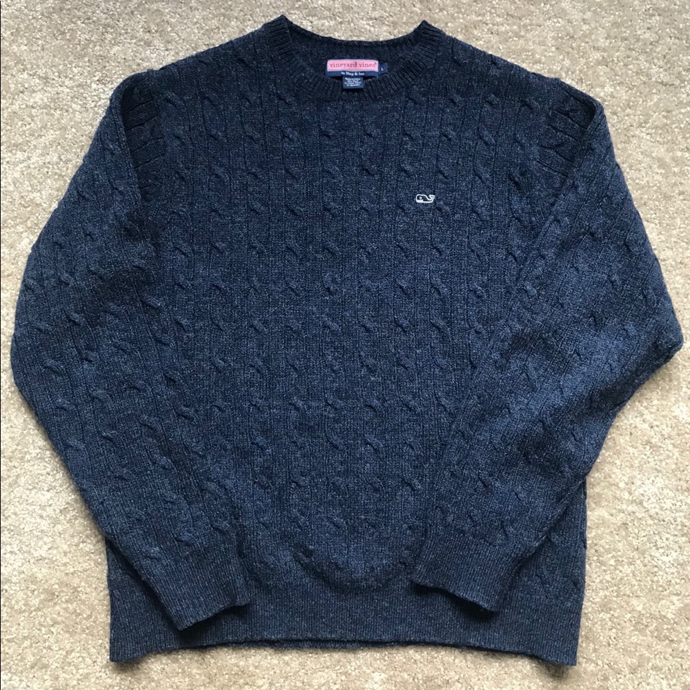 Vineyard Vines Navy Wool Sweater